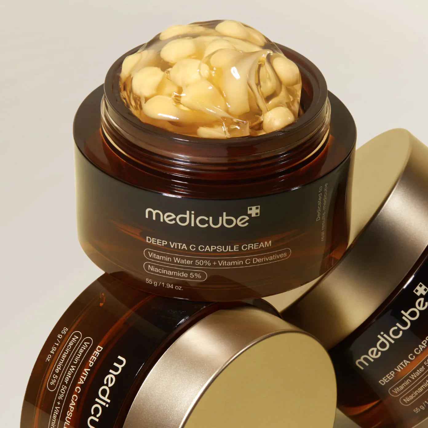 medicube - Deep Vita C Capsule Cream - Crema Viso con Vitamina C